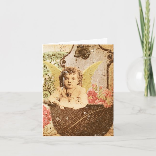 Cartão Fada do Jardim (Frente)