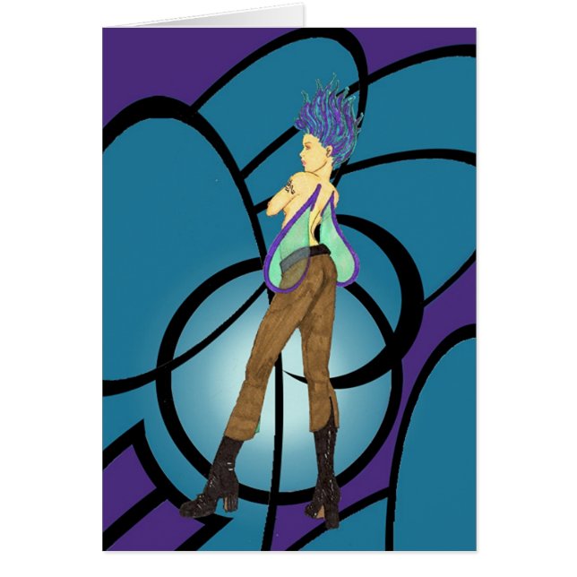 Cartão fada do punk (Frente)