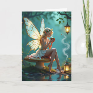 Cartão Fada e café eram considerados aniversário para ela