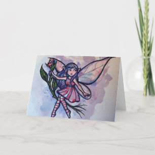 Cartão Fada Rosa Rosa Rosa Rosa Rosa Rosa