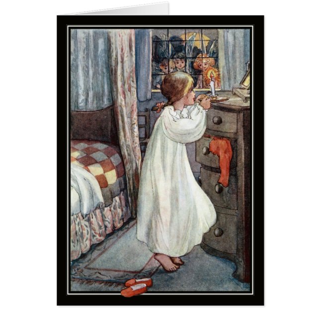 Cartão Fadas de Hallowe'en por Anne Anderson (Frente)