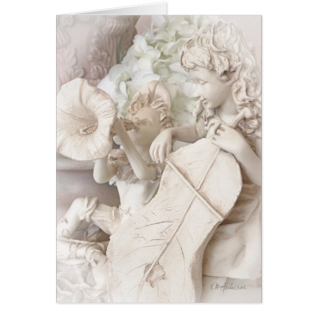 Cartão Fadas musicais (Frente)