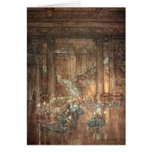 Cartão Fadas no palácio