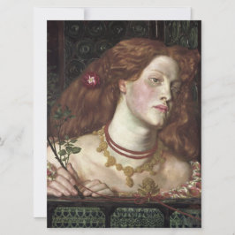 Cartão Fair Rosamund (Elegante e Linda Ruiva)