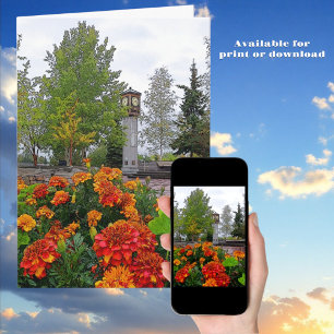 Cartão Fairbanks, Cobrir Cênico Floral Colorido, AK