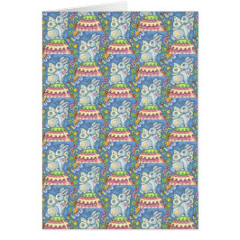 Cartão FAIRIA DE OVOS MAIS LESTE, Vazio DE NOTA DE COELHO