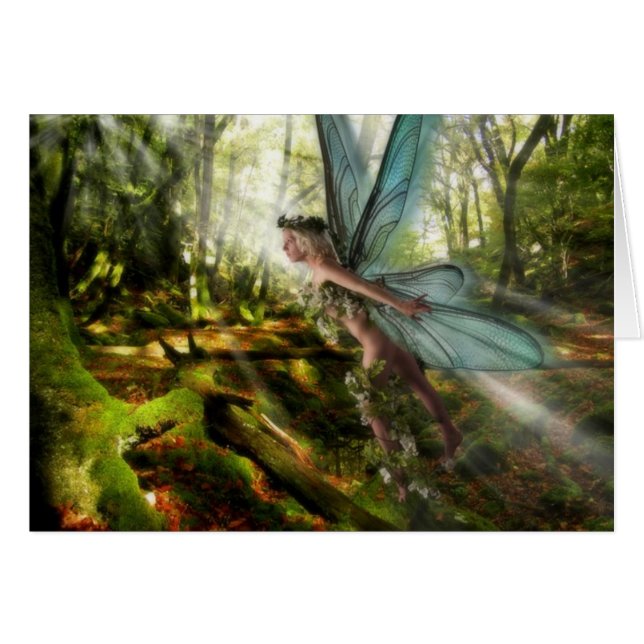 Cartão fairie (Frente Horizontal)