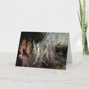 Cartão Fairies Watching At Forest Edge