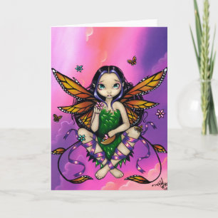 Cartão "Fairy at Sunset" Greeting Card