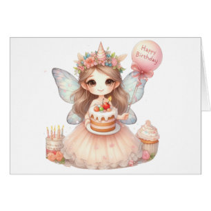 Cartão Fairy Birthday Card