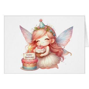 Cartão Fairy Birthday Card