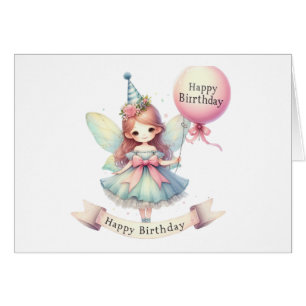 Cartão Fairy Birthday Card