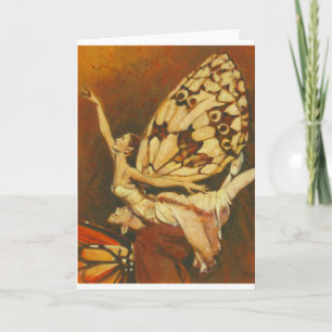 Cartão fairy couple greetings card