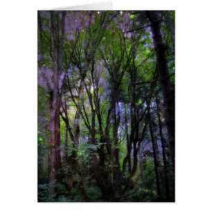 Cartão Fairy Lights Surreal Forest