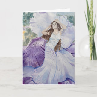Cartão Fairy of the Irises Card