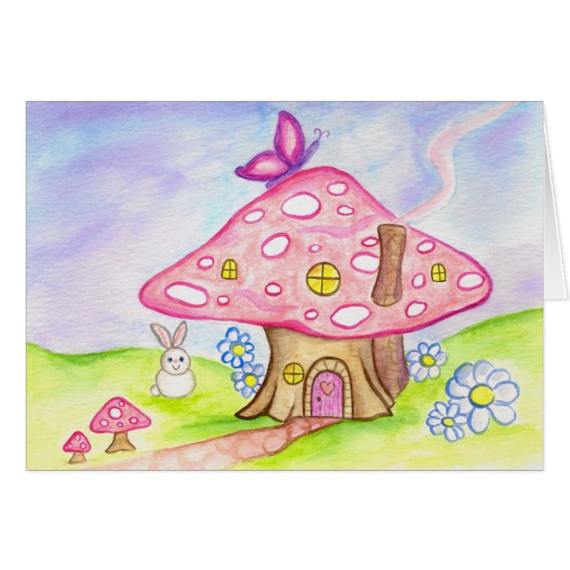 Cartão Fairytale House (Frente Horizontal)