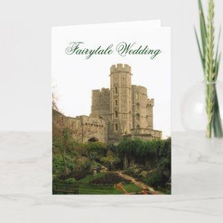 Cartão Fairytale Wedding
