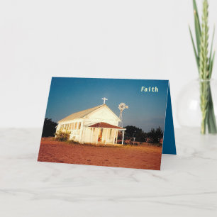 Cartão FAITH AGLOW greeting card