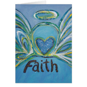 Cartão Faith Angel Greeting Card