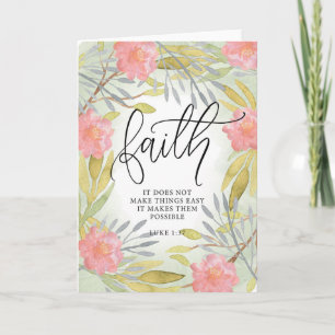 Cartão Faith Card for Inspiration/Motivation