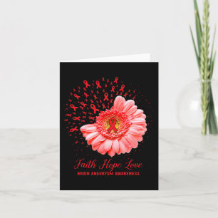 Cartão Faith Hope ama Aneurisma do Cérebro Sobrevivência