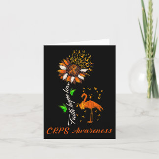 Cartão Faith Hope ama Conscientização das Crianças Mês Gu