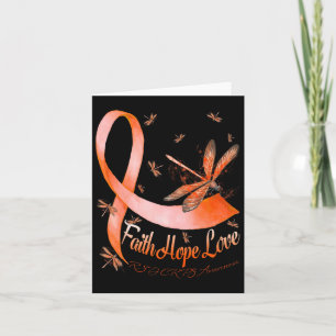 Cartão Faith Hope ama Rsd Crps Sensibilização Dragonfly