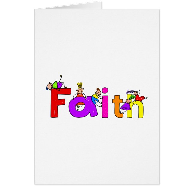 Cartão Faith Kids (Frente)