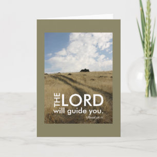 Cartão Faith Motivational Guidance Viagem