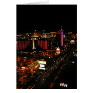Cartão faixa de Las Vegas