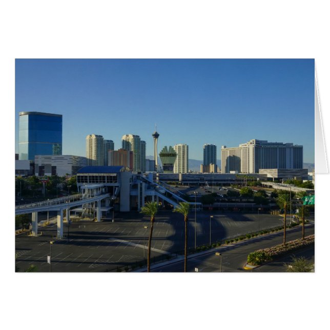Cartão Faixa de Las Vegas à Frente (Frente horizontal)