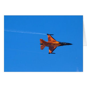 Cartão Falcão F16 de combate