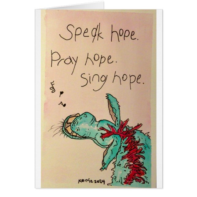 Cartão Fale, Reze, Cante (Frente)