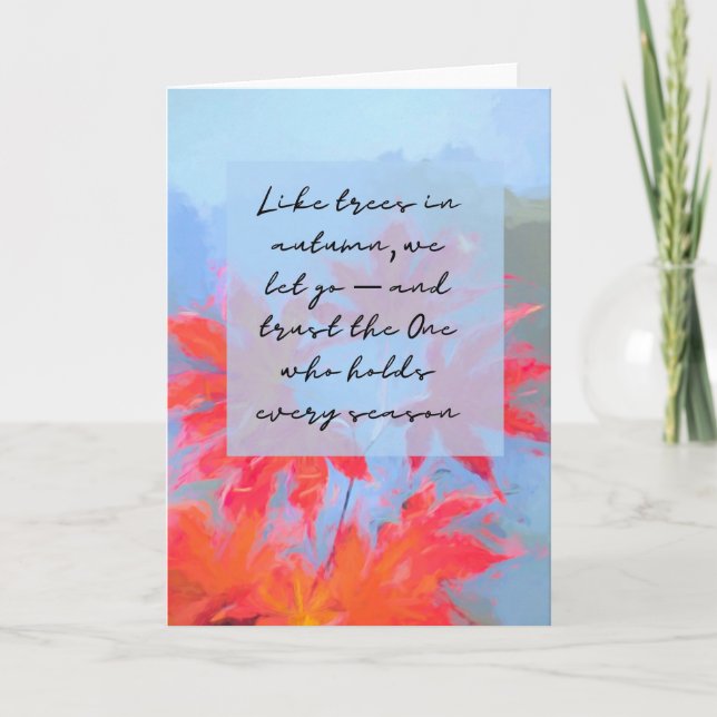 Cartão Fall Spiritual Card (Frente)