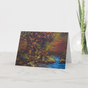 Cartão Fall Woods Greeting Card