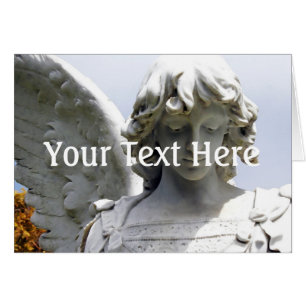 Cartão Falln Autumn Angel