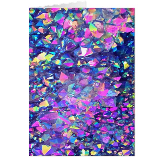 Cartão Falln Bubble Crystals (Frente)