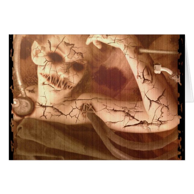 Cartão Falln Delicate Experiments (Frente horizontal)