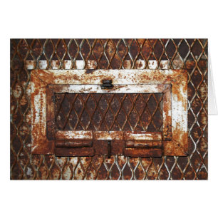 Cartão Falln Rusted Window