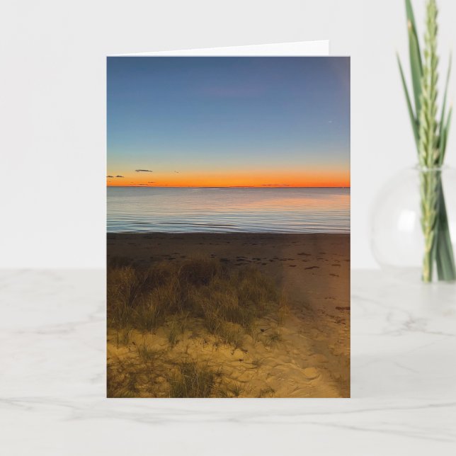 Cartão Falmouth Cape Cod Sunset Greeting Card (Frente)