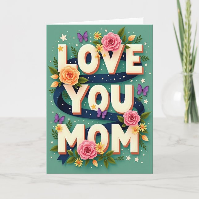Cartão Falso de Amor para a Mamãe (Frente)