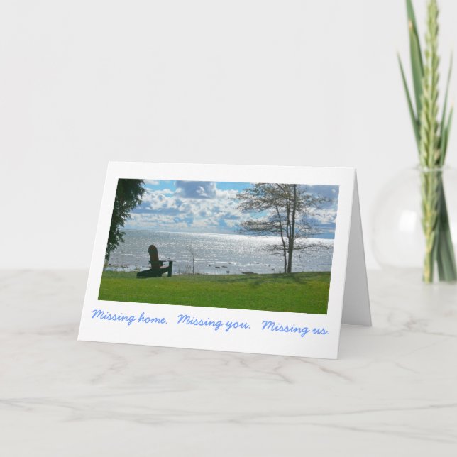 Cartão "Faltando em casa. Faltando o. Faltando nos." (Frente)