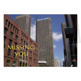 Cartão Faltando você em Chicago