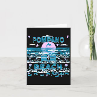 Cartão Família Amorosa de Golfinhos Fofos Pompano Beach F