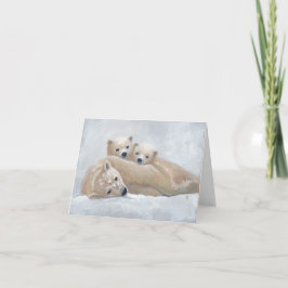 Cartão Família Ártico