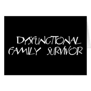 Cartão Família disfuncional