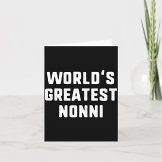 Cartão Família engraçada da nonni mais incrível do mundo 