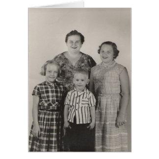 Cartão Família Feliz