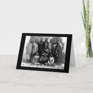 Cartão Família real no Quênia 1909