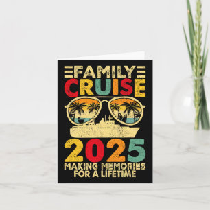 Cartão Familiar Cruise 2025 Matching Family Tee Summer Va